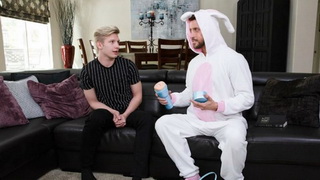 Stepdad In Easter Costume Cums Inside Boy