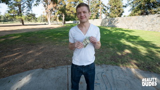 I offered him some cash to take off his shirt and flash me his ass