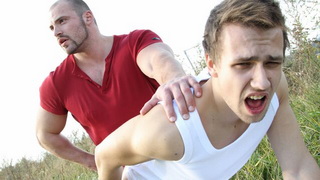 Czech Studs Having Gay Sex Out In Public!