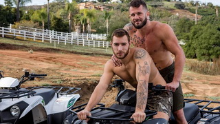 Ripped bros are taking the day to ride
