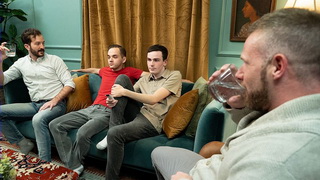 Daddy-Boy fourway with the neighbors