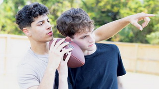Hot football jock Jordan Haze falls in love with team mate Jayden