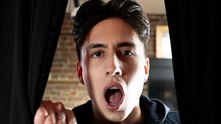 Twink Angel Elias visits tattoo artist some new ink, ends up fucking his hole