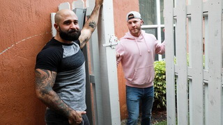 Young stud Mac Savage has a crush on his hairy neighbor